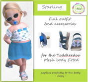 TOP SKIRT STARLING***Little Croc***