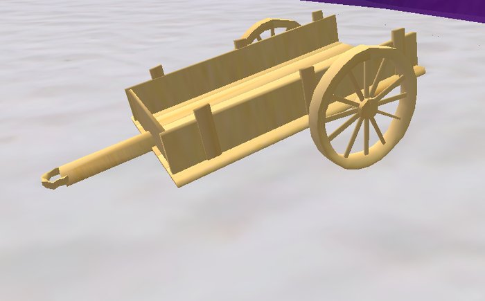 1 Prim wagon/cart