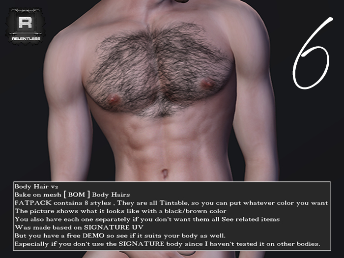 RELENTLESS Body Hair v2 [6] 