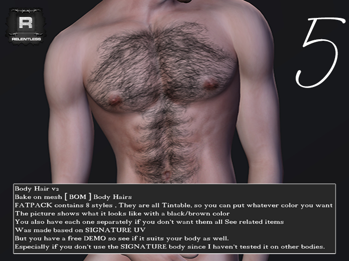 RELENTLESS Body Hair v2 [5]  