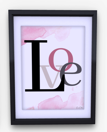 Coco Caline - Love (Black Frame)