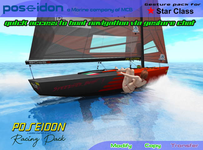 ::POSEIDON:: Star Class - Race - REGATTA GESTURE PACK