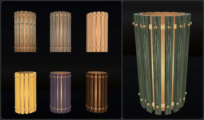 HoP Store Original Mesh - Trash bin Green Exclusive