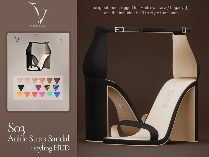 veyard S03 Ankle Strap Sandal