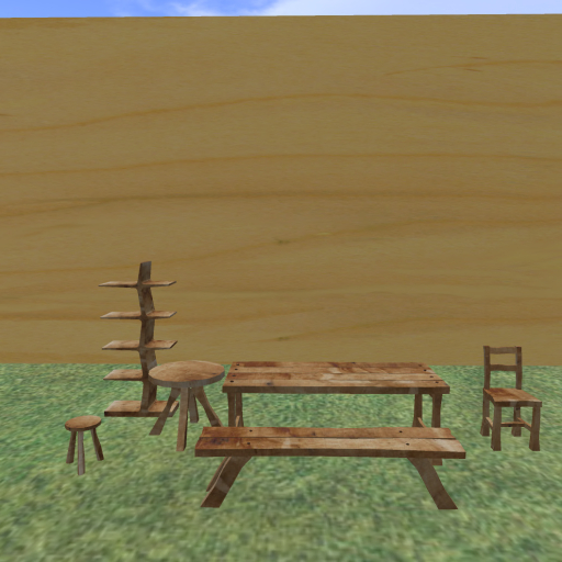Rustic furniture set
