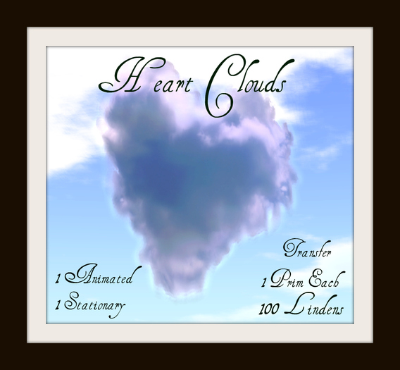 Heart Clouds Boxed (2 In Set)