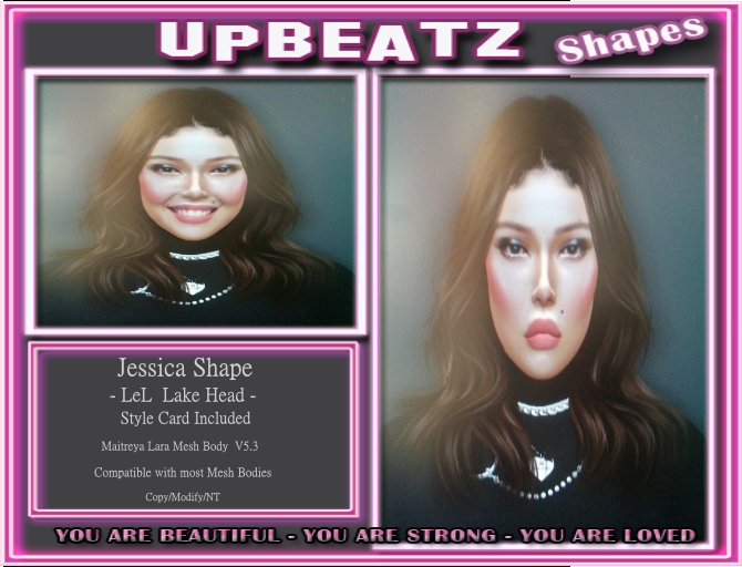 UpBeatZ:  Jessica Shape LeL  Lake Head