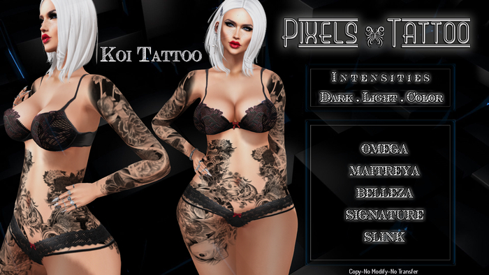 PIXELS CREATION - KOI TATTOO
