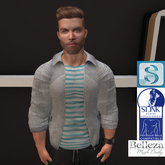 BLUE Jacket Aqua blue Gianni Belleza Slink