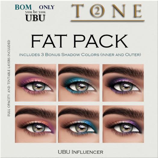 TONE 2 - UBU Influencer BoM Collection FATPACK (ADD)