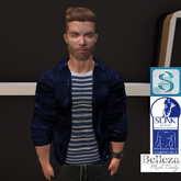 BLUE Jacket Blue line Gianni Belleza Slink