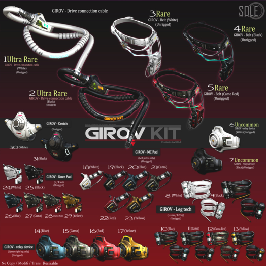 UNCOMMON 7 :::SOLE::: GIROV - relay device (Black)