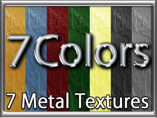 Zoy Texture [ Metal Texture 07 ] Seamless -  7 Colors