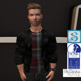 BLUE Jacket cuadros Gianni Belleza Slink