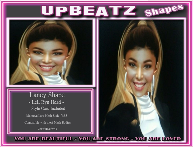 UpBeatZ Laney Shape  LEL  Ryn Head