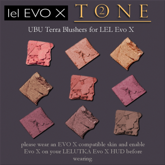 TONE 2 - UBU Terra Blushers for LEL Evo X