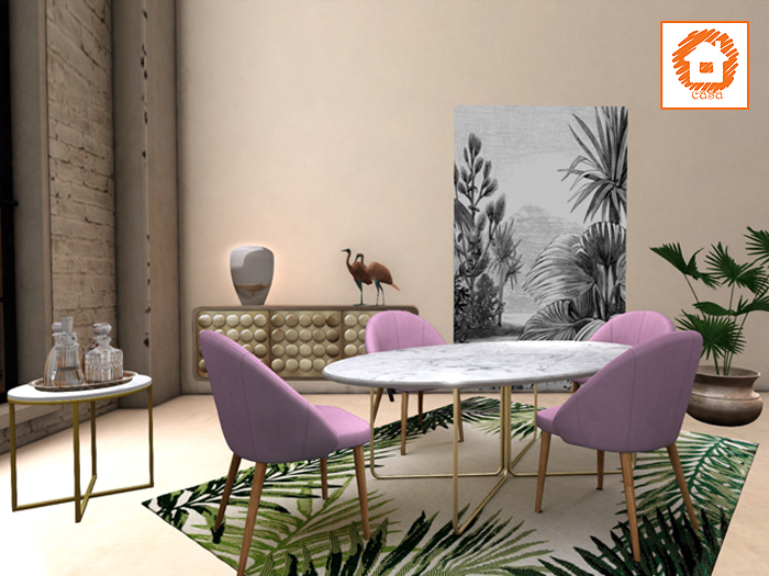 Mesh Dining Room Spring Set *Casa* - Serie Natura