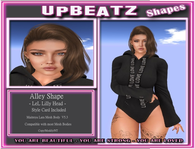 UpBeatZ  Alley Shape LeLUTKA Lilly Head