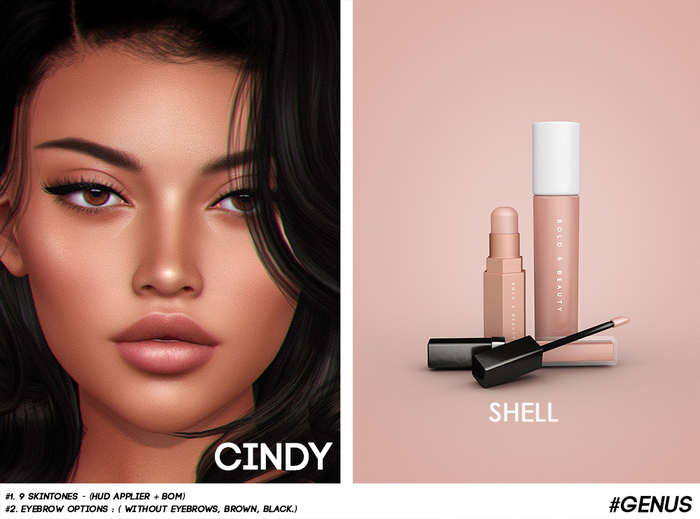 Bold & Beauty :: Cindy (Genus App) - Shell.