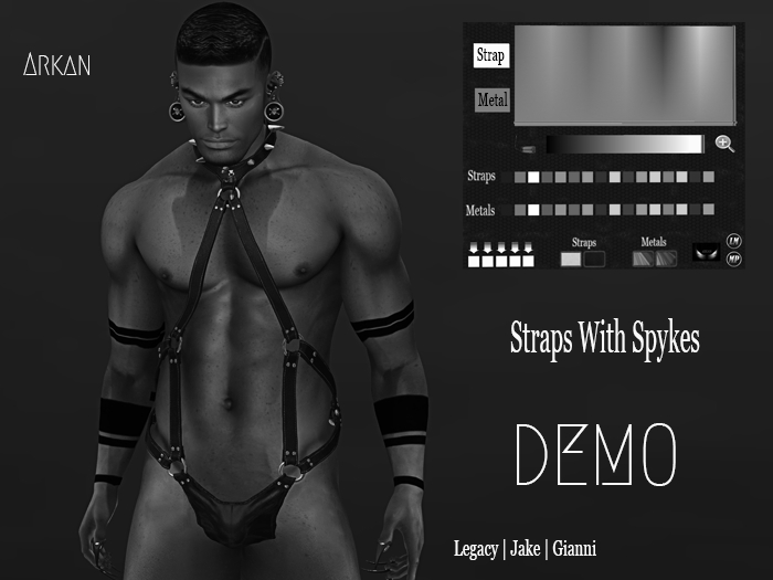 .::Arkan::. Straps With Spykes Legacy/Jake/Gianni DEMO