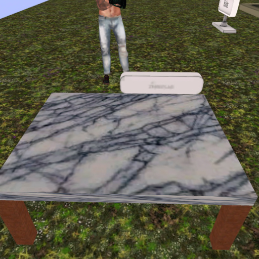 mesh marble coffee table