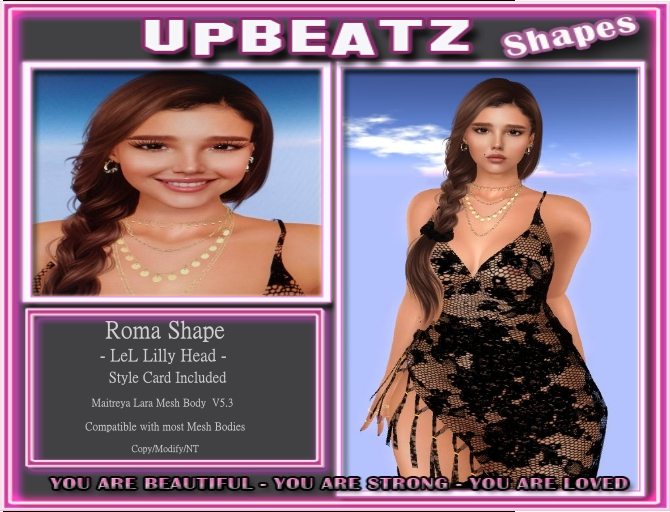 UpBeatZ:Roma Shape LeL Lilly Head