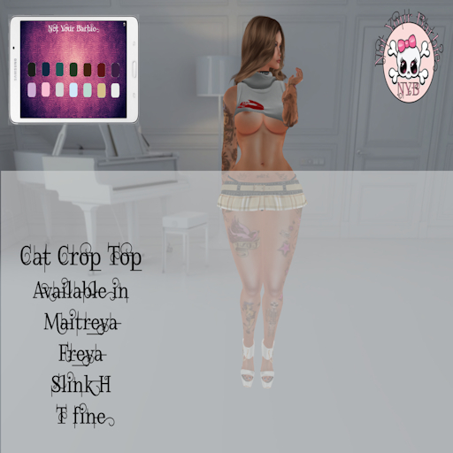 NYB -Cat Crop Top