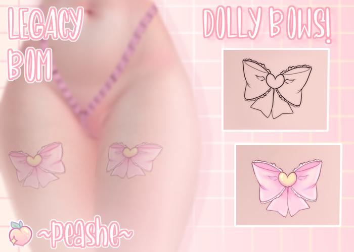 ~Peashe~ Dolly Bows! BOM