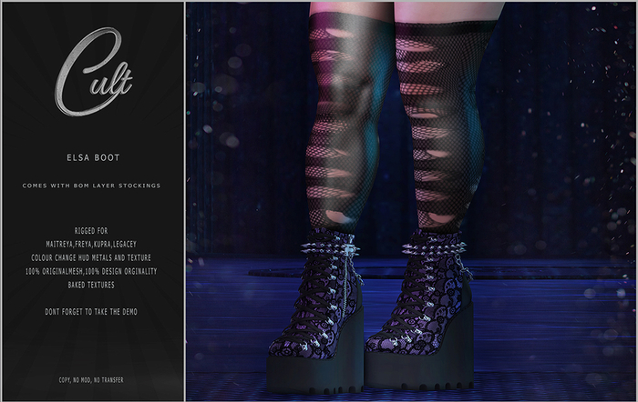 : CULT : Elsa Boots & Stockings