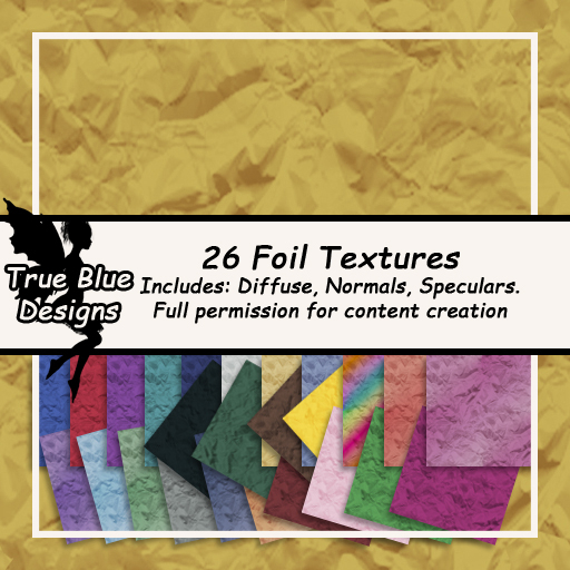*True Blue Designs* Foil Textures S1