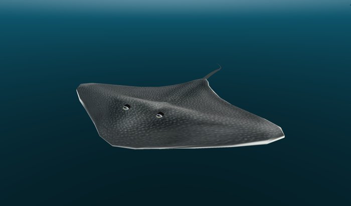 Sculpty Stingray Spotted