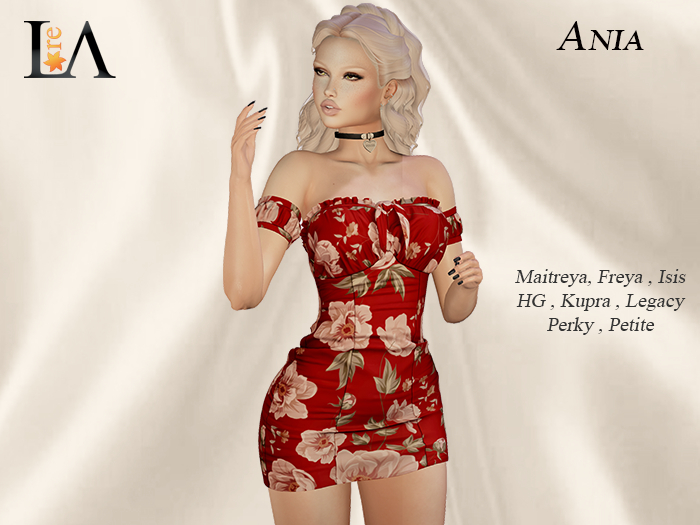 LA-Ania Dress Unpack Red