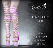 Corvus : Pink Xena heels