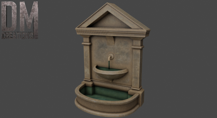 Greek Fountain Full Perm Mesh