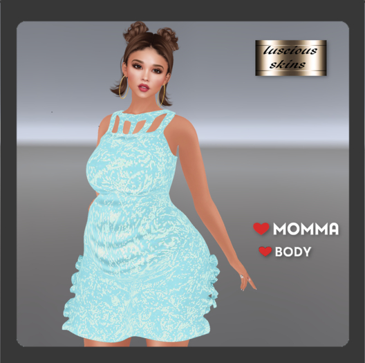 silk velvet dress teal for Love Momma & Body