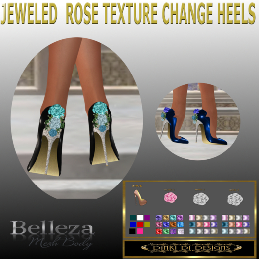 JEWELED ROSE TEX CHANGE BELLEZA
