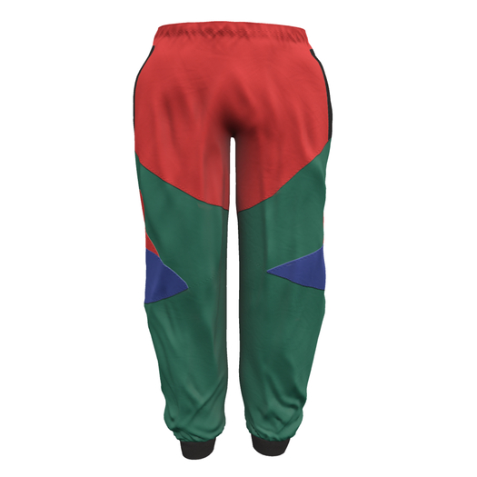 ALANTORI | Retro Joggers Red & Green