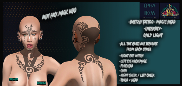 -Breizh TaTToo-Mini pack Magic Head (HUD)