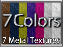 Zoy Texture [ Metal Texture 08 ] Seamless -  7 Colors