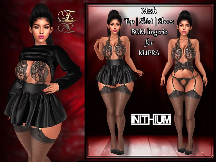 [Enchantress] Delia Outfit Black [KUPRA]