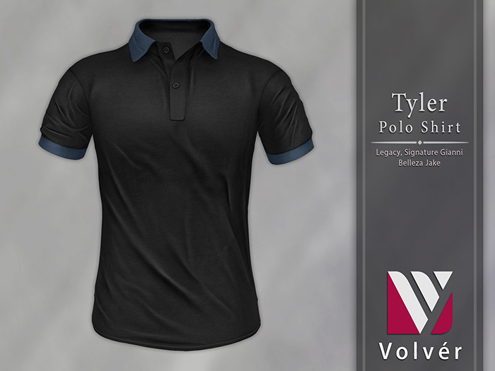 //Volver// Tyler Polo Shirt - Black