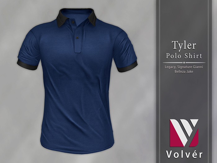 //Volver// Tyler Polo Shirt - Blue