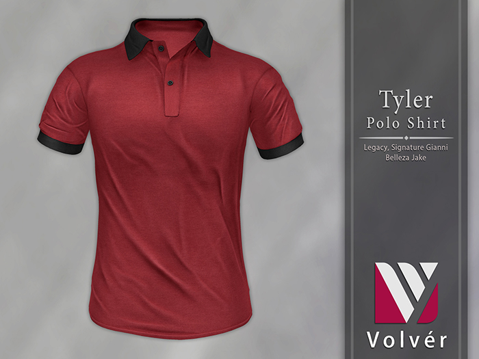 //Volver// Tyler Polo Shirt - Red