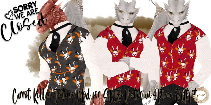 SWO Texture Mod Kit Carrot Killer for SWO Victorian Suit 4 Piece