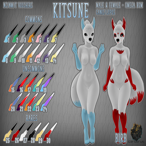 Kitsune // #14 White & Yellow Common VOUCHER