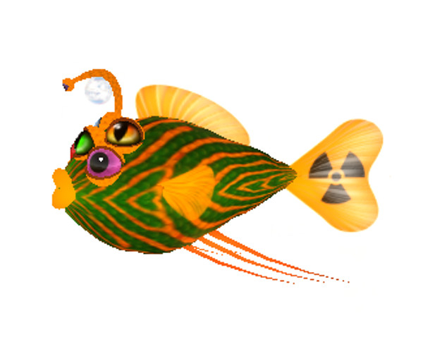 (7S) Uncommon Fish: Krypton Orange Mutant