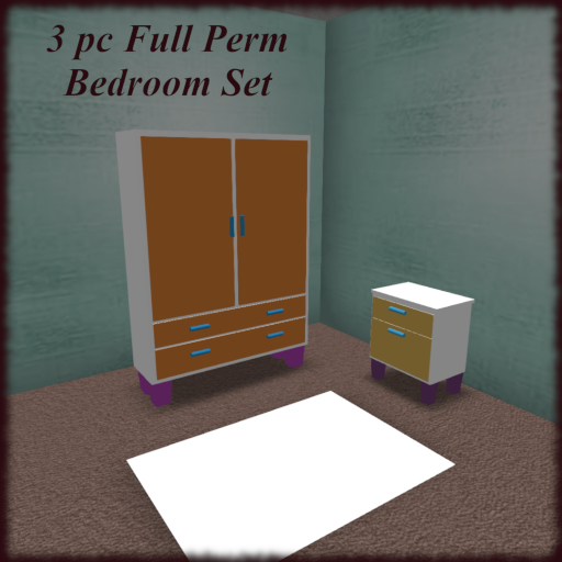 {SHY} 3pc Full Perm Bedroom  (boxed)