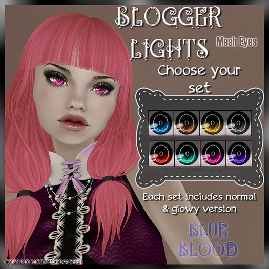 +Blue Blood+ Blogger Lights - Fantasy - Mesh Eyes