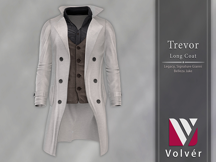 //Volver// Trevor long Coat - White