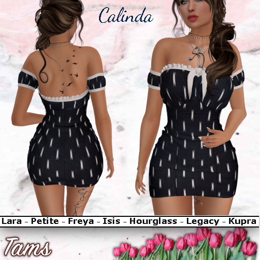 Fitted Dress - Calinda